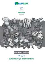 Urdu (in arabic script) - Tswana, visual dictionary, BW
