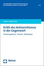 Kritik des Antisemitismus in der Gegenwart