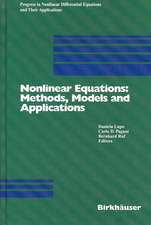 Nonlinear Equations: Methods, Models and Applications