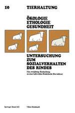 Untersuchung zum Sozialverhalten des Rindes: Eine zweijährige Beobachtung an einer halb-wilden Rinderherde (Bos indicus)