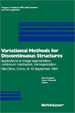 Variational Methods for Discontinuous Structures: Applications to image segmentation, continuum mechanics, homogenization Villa Olmo, Como, 8–10 September 1994