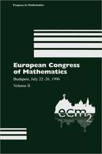 European Congress of Mathematics: Budapest, July 22–26, 1996 Volume II