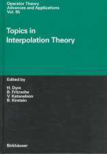 Topics in Interpolation Theory