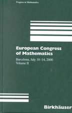 European Congress of Mathematics: Barcelona, July 10–14, 2000 Volume II