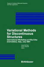 Variational Methods for Discontinuous Structures: International Workshop in Villa Erba (Cernobbio), Italy, July 2001