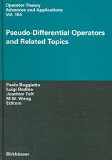 Pseudo-Differential Operators and Related Topics