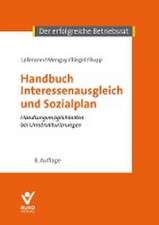 Handbuch Interessenausgleich und Sozialplan