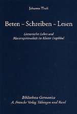 Beten - Schreiben - Lesen