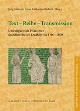 Text - Reihe - Transmission