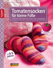 Tomatensocken für kleine Füße