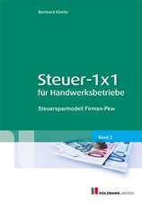 Steuer-1x1 für Handwerksbetriebe Band 02