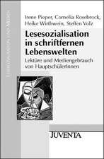 Lesesozialisation in schriftfernen Lebenswelten