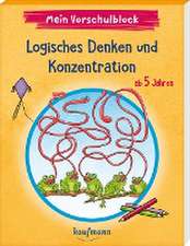 Mein Vorschulblock - Logisches Denken und Konzentration