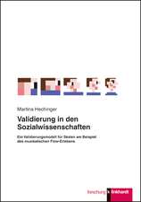 Validierung in den Sozialwissenschaften