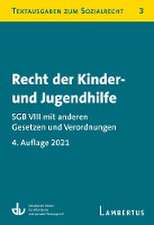 Recht der Kinder- und Jugendhilfe - SGB VIII mit anderen Gesetzen und Verordnungen