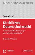 Kirchliches Datenschutzrecht