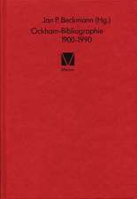 Ockham - Bibliographie 1900 - 1990