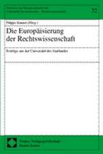 Die Europäisierung der Rechtswissenschaft