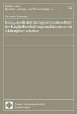 Bezugsrecht und Bezugsrechtsausschluß bei Kapitalbeschaffungsmaßnahmen von Aktiengesellschaften