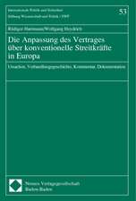 Die Anpassung des Vertrages über konventionelle Streitkräfte in Europa