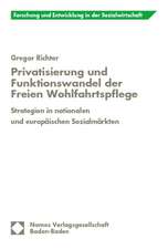 Privatisierung und Funktionswandel der Freien Wohlfahrtspflege