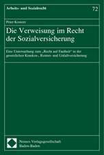 Die Verweisung im Recht der Sozialversicherung