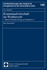 Kommunalwirtschaft im Wettbewerb