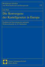 Die Konvergenz der Kartellgesetze in Europa. Dissertation