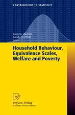 Household Behaviour, Equivalence Scales, Welfare and Poverty