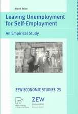 Leaving Unemployment for Self-Employment: An Empirical Study