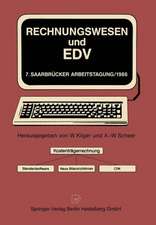 Rechnungswesen und EDV: Kostenträgerrechnung · Standardsoftware Neue Bilanzrichtlinien · CIM