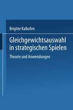 Gleichgewichtsauswahl in strategischen Spielen: Theorie und Anwendungen