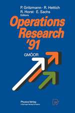 Operations Research ’91: Extended Abstracts of the 16th Symposium on Operations Research held at the University of Trier at September 9–11, 1991