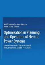 Optimization in Planning and Operation of Electric Power Systems