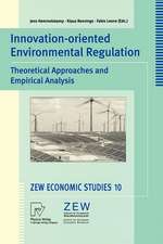 Innovation-Oriented Environmental Regulation