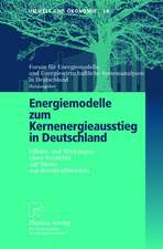 Energiemodelle zum Kernenergieausstieg in Deutschland