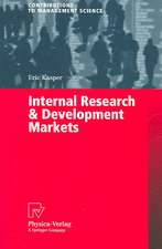 Internal Research & Development Markets