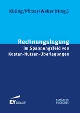 Rechnungslegung im Spannungsfeld von Kosten-Nutzen-Überlegungen