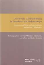 Literarische Zentrenbildung in Ostmittel- und Südosteuropa