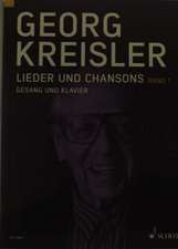 Georg Kreisler. Lieder und Chansons. Gesang und Klavier. Band 1