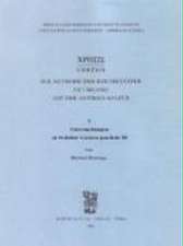 Chrêsis. Die Methode der Kirchenväter im Umgang mit der antiken Kultur 05 / Sedulius, Carmen paschale, Buch III