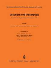 Lösungen und Adsorption