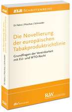 Die Novellierung der europäischen Tabakproduktrichtlinie