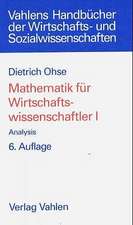 Mathematik für Wirtschaftswissenschaftler 1. Analysis