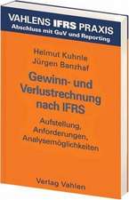 Gewinn- und Verlustrechnung nach IFRS