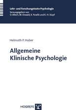 Allgemeine Klinische Psychologie