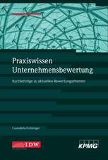 Praxiswissen Unternehmensbewertung