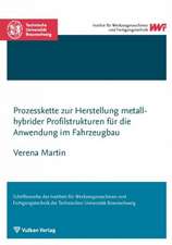 Prozesskette zur Herstellung metallhybrider Profilstrukturen für die Anwendung im Fahrzeugbau