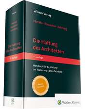 Die Haftung des Architekten