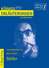 Stiller. Erläuterungen und Materialien